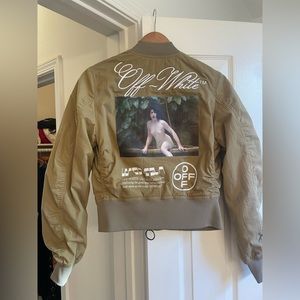 Off-white bomber jacket